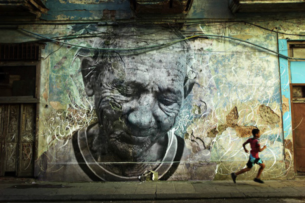 Bức họa nghệ thuật trên đường phố Havana