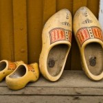 Traditional wooden shoes in Norway