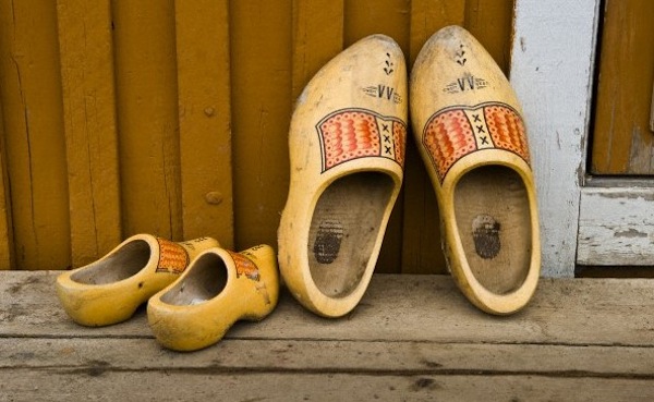 July 2009 --- Traditional wooden shoes in Norway --- Image by © Alison Wright/Corbis