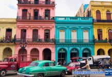 Một góc thành phố La Habana rực rỡ sắc màu