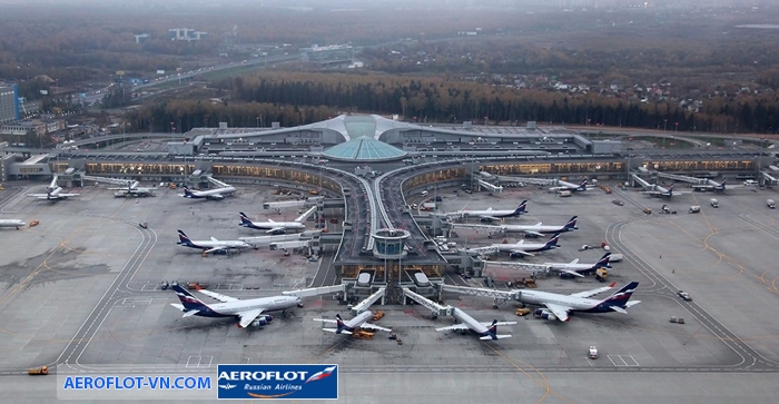 Quang cảnh sân bay Sheremetyevo 